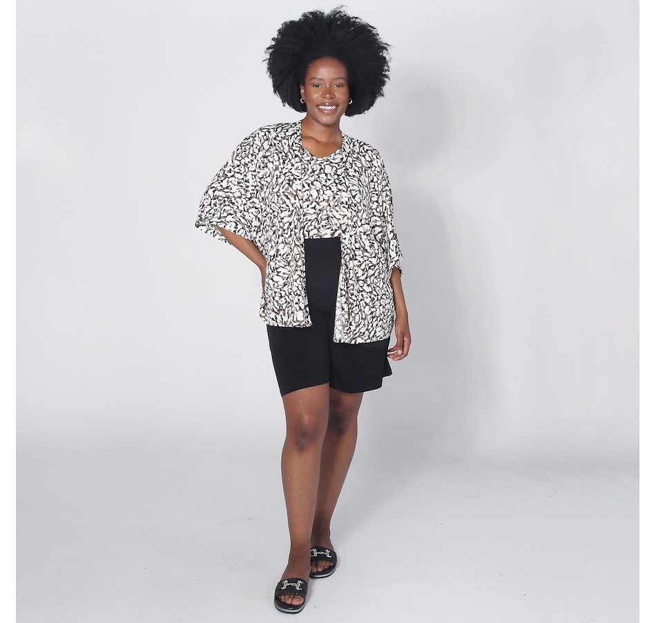 Image 246223_NTM.jpg, Product 246-223 / Price $31.33, Kim & Co. Brazil Knit 3/4 Length Sleeve Caftan Cardigan from Kim & Co. on TSC.ca's Clothing & Shoes department