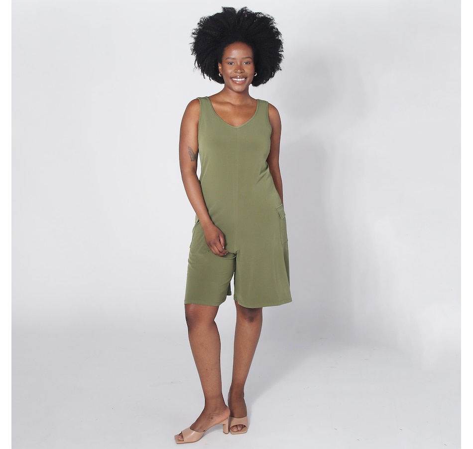 Image 246239_OLI.jpg, Product 246-239 / Price $19.33, Kim & Co. Brazil Knit Sleeveless Cargo Romper from Kim & Co. on TSC.ca's Fashion department