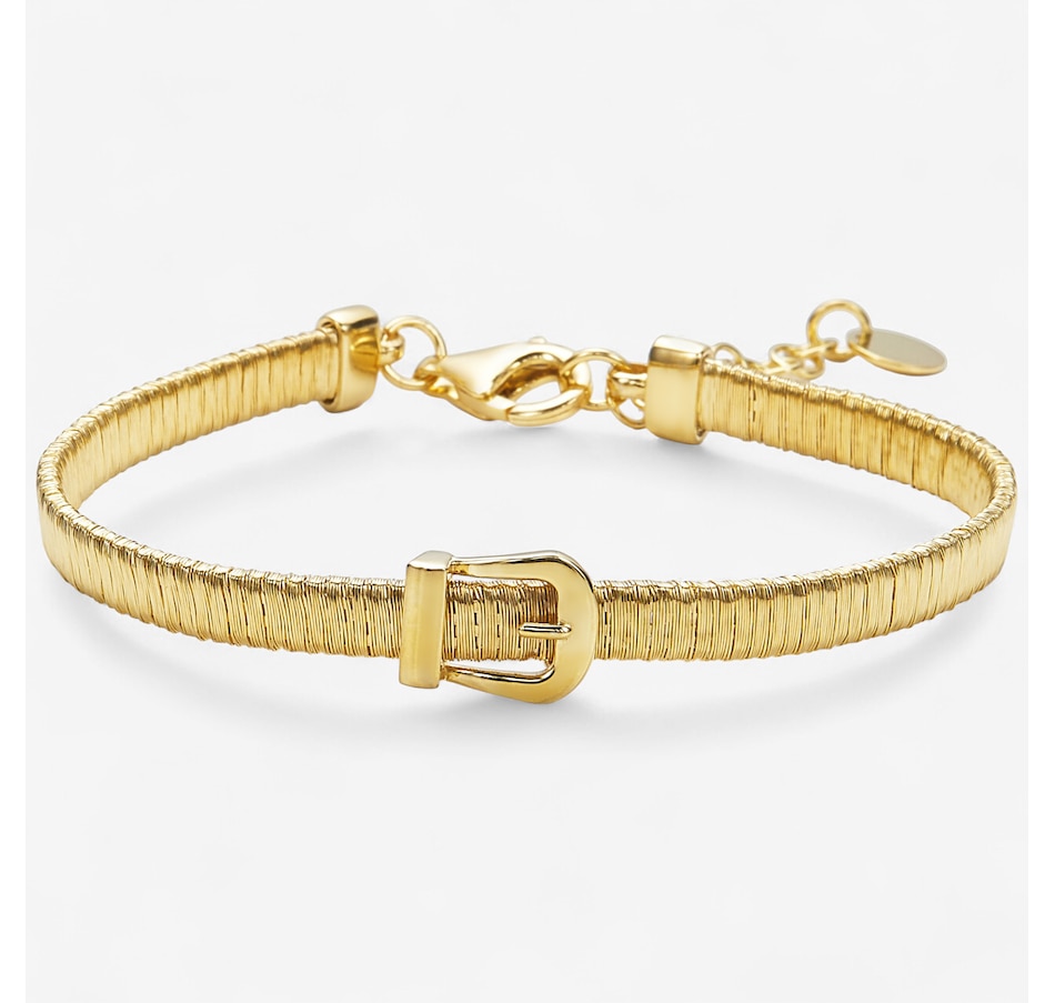 Image 246274.jpg, Product 246-274 / Price $199.99, Cristiana Jewels Sterling Silver Yellow Gold Plate Buckle Bracelet from Cristiana Jewels on TSC.ca's Jewellery department
