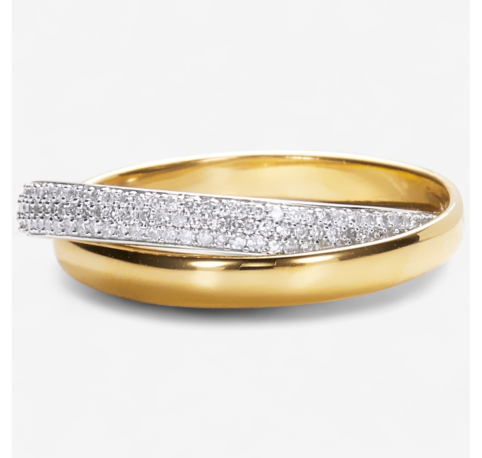 Image 246276_TTO.jpg, Product 246-276 / Price $249.99, Colours of Diamonds Sterling Silver 0.50 ctw Diamond Band Ring from Colours of Diamonds on TSC.ca's Jewellery department