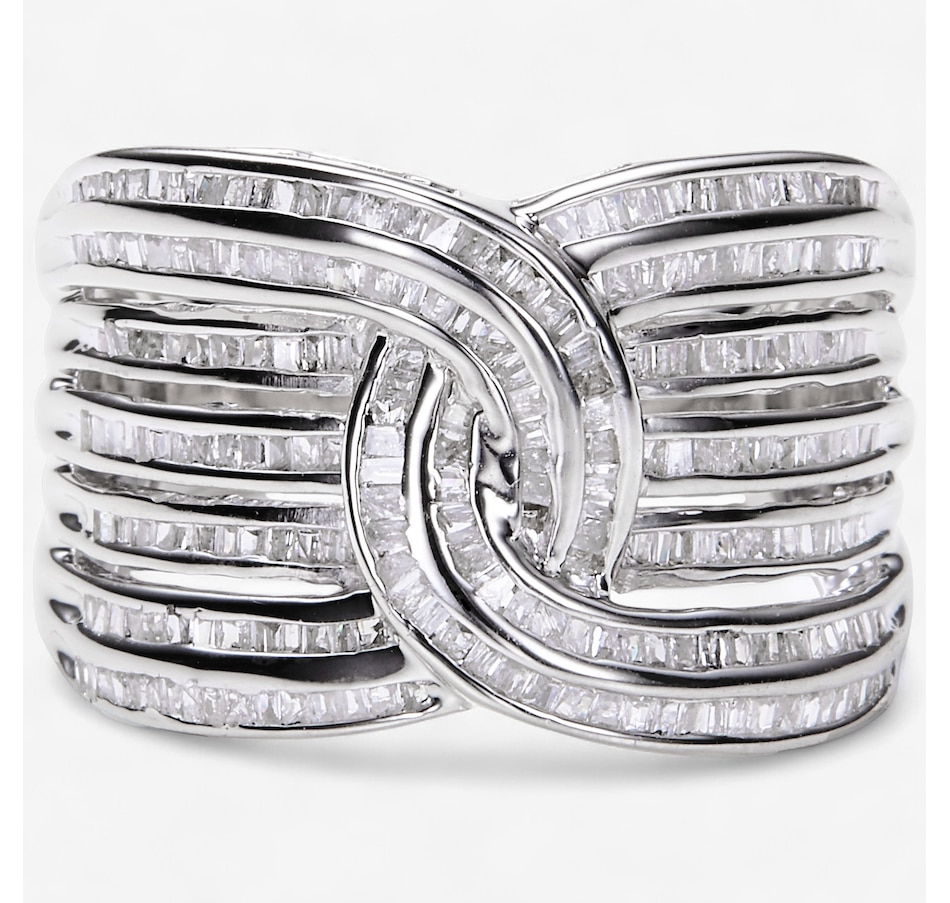 Image 246277_INTRL.jpg, Product 246-277 / Price $349.99, Colours of Diamonds Sterling Silver 1.00 ctw Fancy Diamond Ring from Colours of Diamonds on TSC.ca's Jewellery department