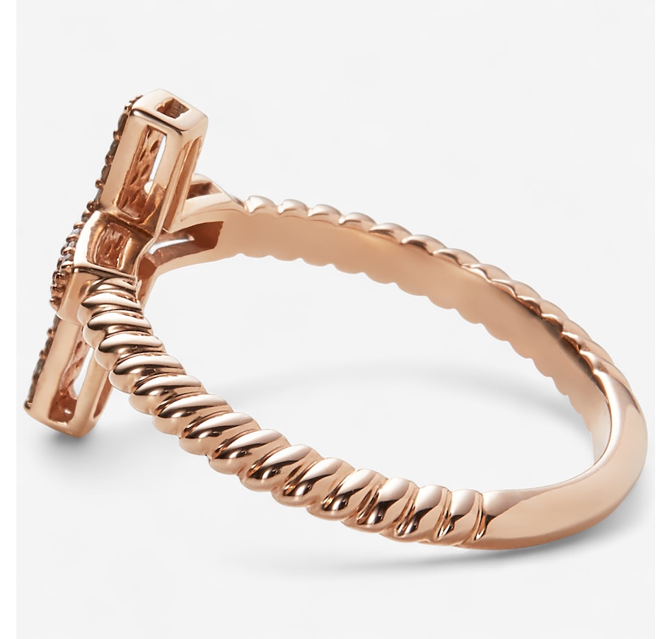 Image 246286_ALTMORE1.jpg, Product 246-286 / Price $99.99, Colours of Diamonds Sterling Silver 0.15 ctw Diamond Cross Ring from Colours of Diamonds on TSC.ca's Jewellery department