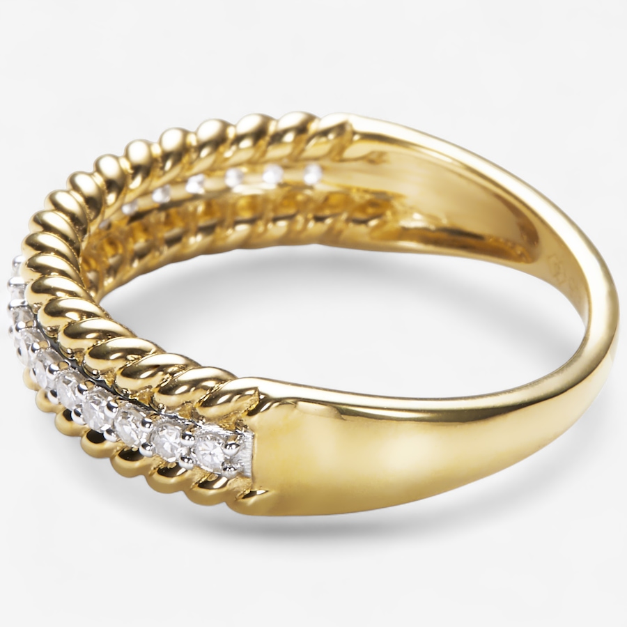 Image 246288_ALTMORE1.jpg, Product 246-288 / Price $199.88, Colours of Diamonds Sterling Silver 0.20 ctw White Diamond Band Ring from Colours of Diamonds on TSC.ca's Jewellery department
