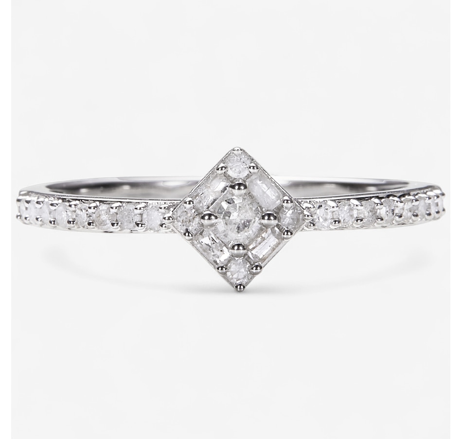 Image 246289.jpg, Product 246-289 / Price $199.99, Colours of Diamonds Sterling Silver 0.25 ctw White Diamonds Ring from Colours of Diamonds on TSC.ca's Jewellery department