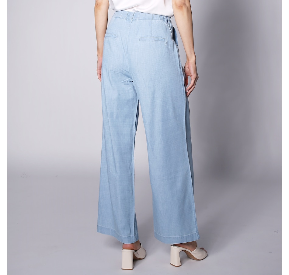 Image 246323_ALTMORE1.jpg, Product 246-323 / Price $49.33, Jhoan Sebastian Grey Chambray Trouser from Jhoan Sebastian Grey on TSC.ca's Fashion department
