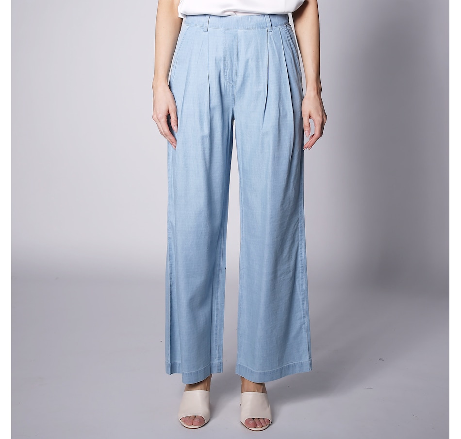 Image 246323_LGTCY.jpg, Product 246-323 / Price $49.33, Jhoan Sebastian Grey Chambray Trouser from Jhoan Sebastian Grey on TSC.ca's Fashion department