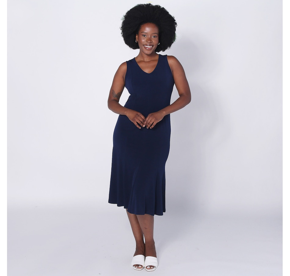 Image 246334_NVY.jpg, Product 246-334 / Price $31.33, Kim & Co. Brazil Knit Diva Midi Dress from Kim & Co. on TSC.ca's Fashion department