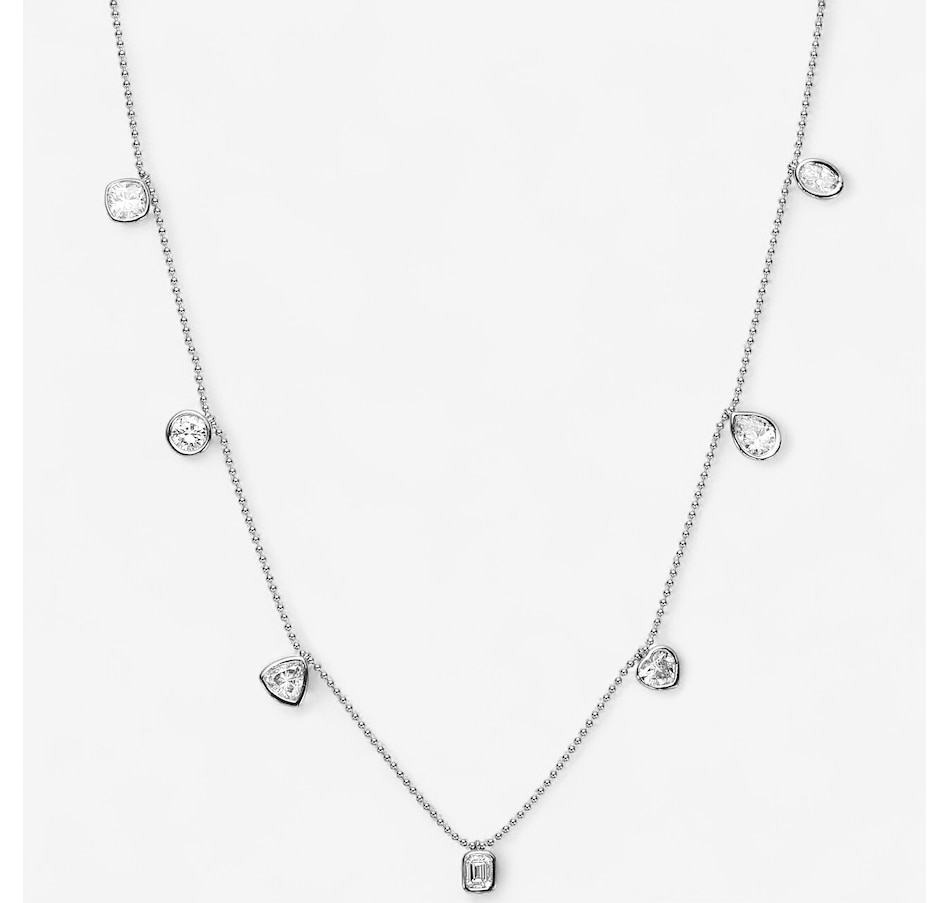 Image 246347_WGL.jpg, Product 246-347 / Price $2,399.99, EVERA Diamonds 14K Gold 2.00 ctw Multi Shape Diamond Station Necklace from Evera Diamonds on TSC.ca's Jewellery department