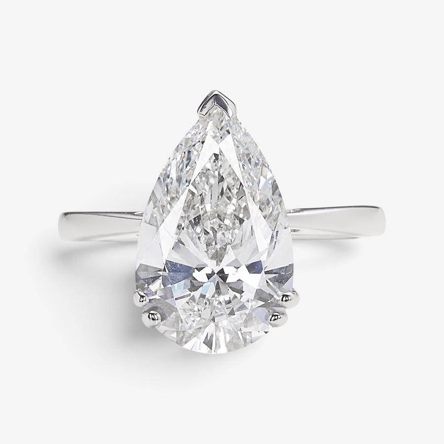 Image 246350_WGL.jpg, Product 246-350 / Price $3,999.33, EVERA Diamonds 14K Gold 5.00 ctw Pear-Shaped Diamond Ring from Evera Diamonds on TSC.ca's Jewellery department