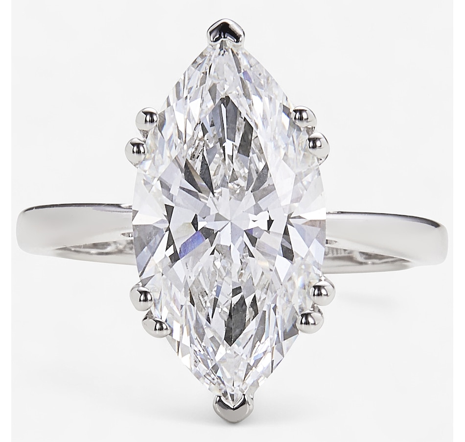 Image 246351_WGL.jpg, Product 246-351 / Price $5,799.99, EVERA Diamonds 14K Gold 5.00 ctw Marquise-Shaped Diamond Ring from Evera Diamonds on TSC.ca's Jewellery department