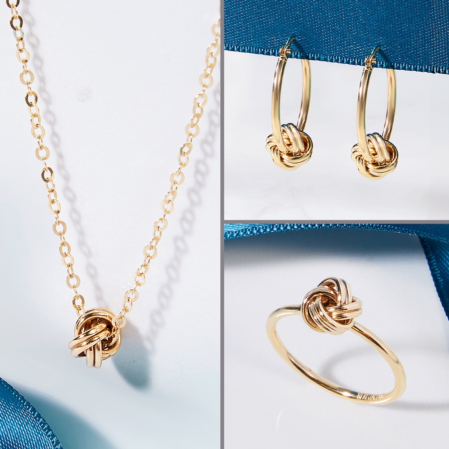 Image 246353_ALTMORE100.jpg, Product 246-353 / Price $249.33, TruGold 10K Yellow Gold Love Knot Ring from TruGold on TSC.ca's Jewellery department