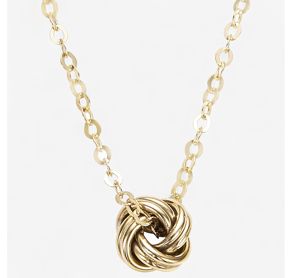 Image 246354.jpg, Product 246-354 / Price $359.99, TruGold 10K Yellow Gold Love Knot Pendant Necklace from TruGold on TSC.ca's Jewellery department
