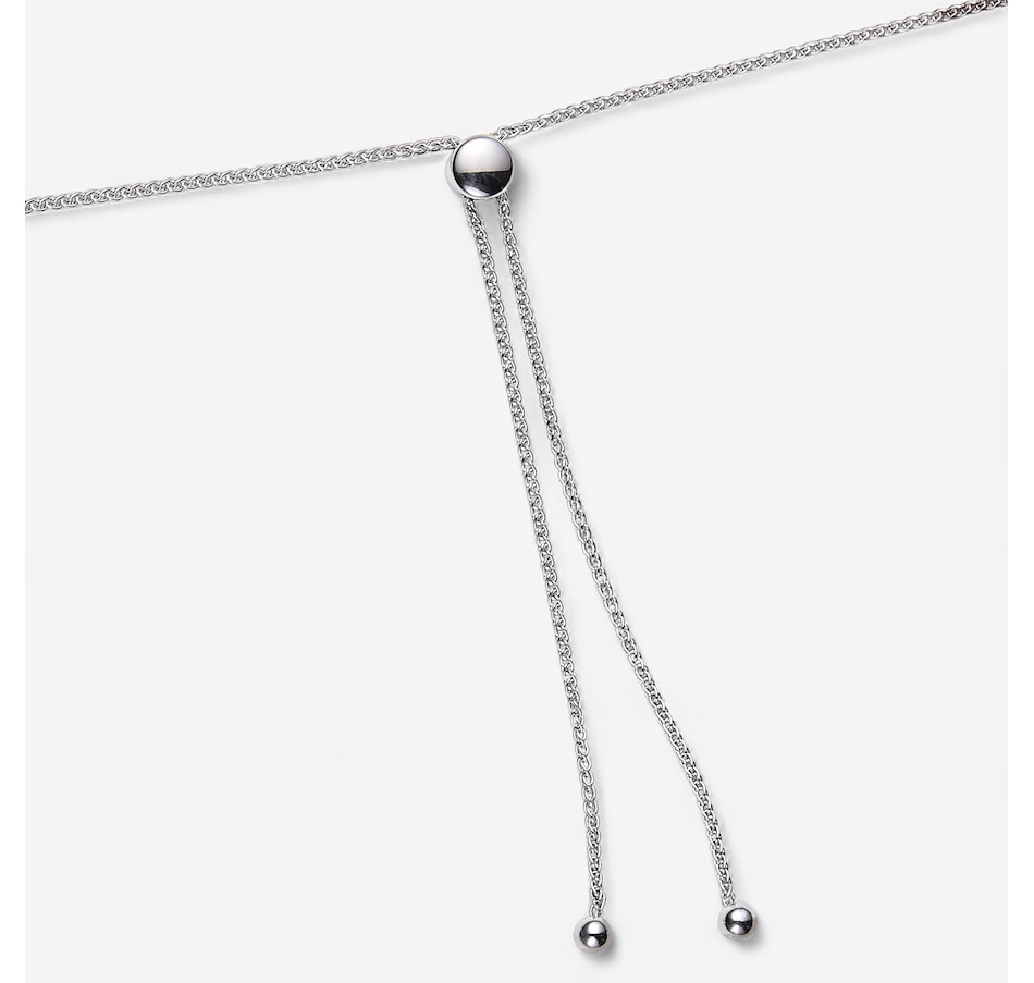Image 246367_ALTMORE1.jpg, Product 246-367 / Price $329.99, Diamonelle Sterling Silver Rhodium Plate Diamonelle Lariat Necklace from Diamonelle on TSC.ca's Jewellery department
