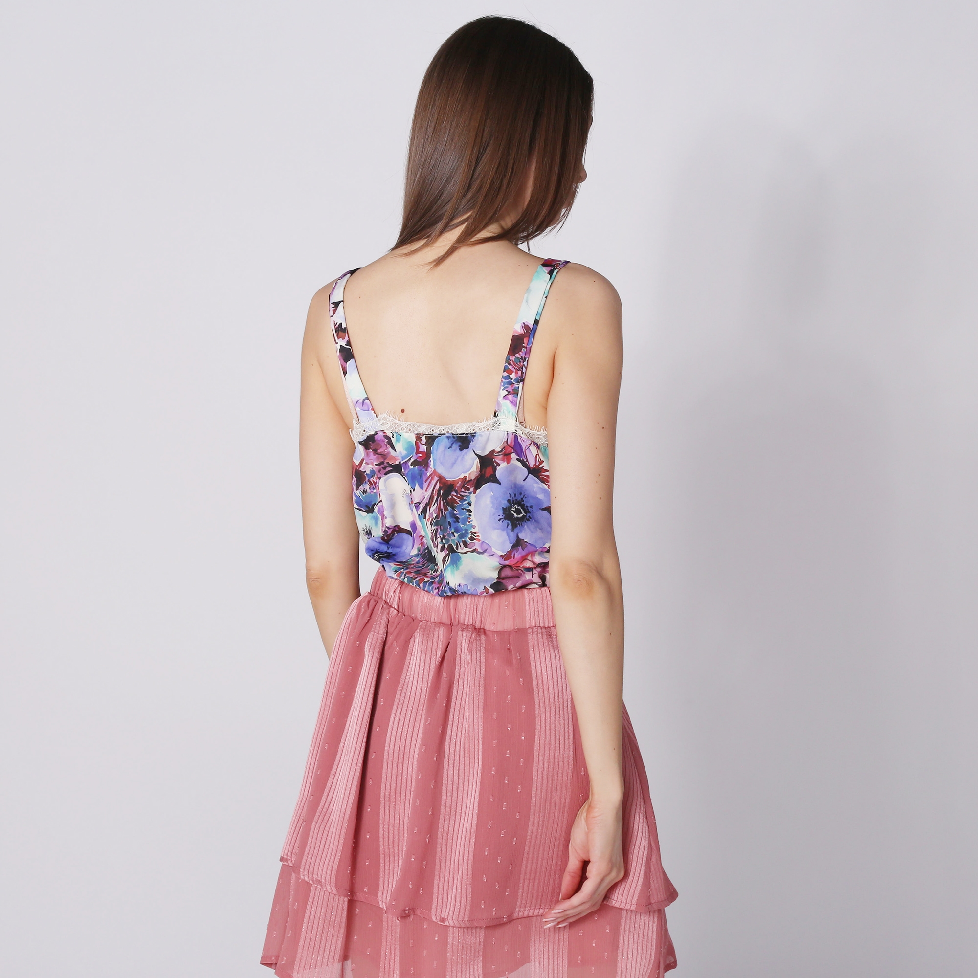 Modern Identity Wide Strap Satin Tank Bodysuit - TSC.ca