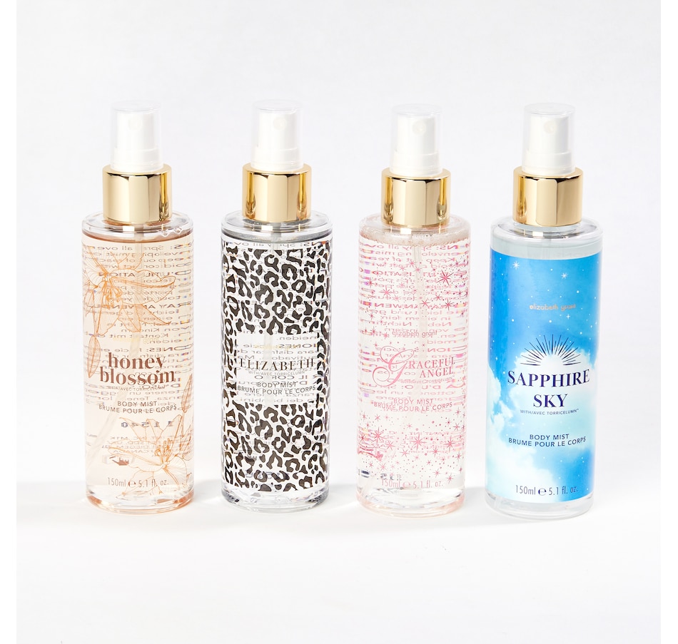 Image 246617.jpg, Product 246-617 / Price $59.99, Elizabeth Grant Body Mist 4-Piece Set from Elizabeth Grant on TSC.ca's Beauty department