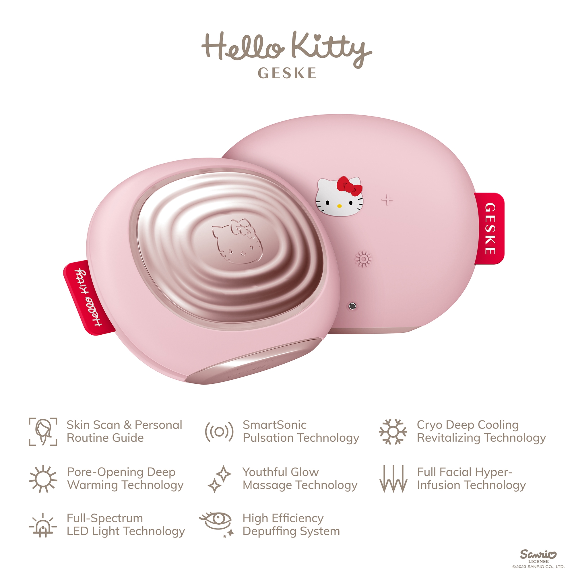 Geske Hello Kitty Sonic Warm & Cool Mask 8 in 1 - TSC.ca