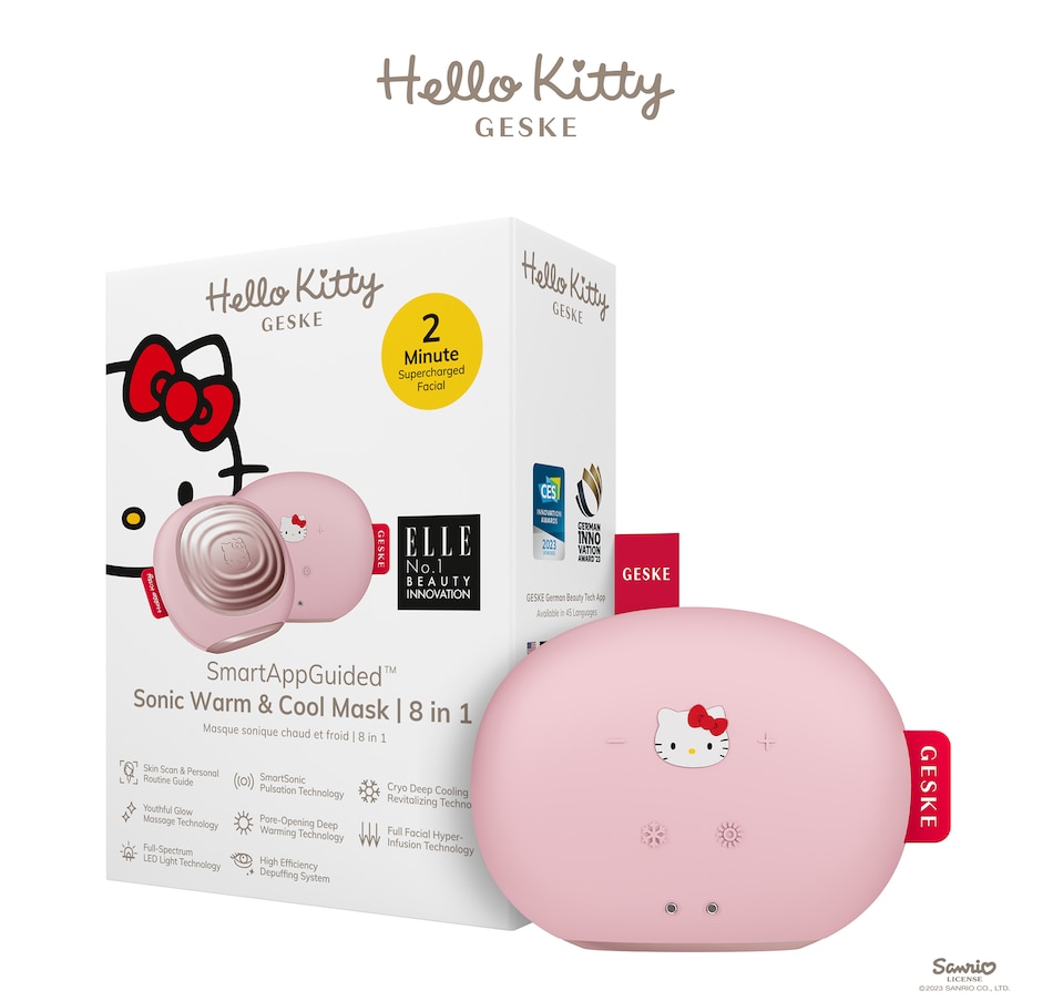 Image 246945_PNK.jpg, Product 246-945 / Price $89.95, Geske Hello Kitty Sonic Warm & Cool Mask 8 in 1 from GESKE on TSC.ca's Beauty department