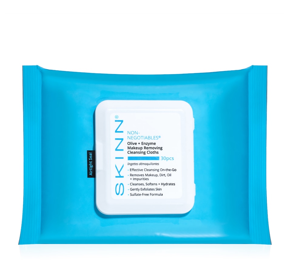 Image 246995.jpg, Product 246-995 / Price $24.99, 60-Day Auto-Delivery SKINN Non-Negotiables Olive and Enzyme Makeup Wipes (30-Pack) from SKINN on TSC.ca's Beauty department