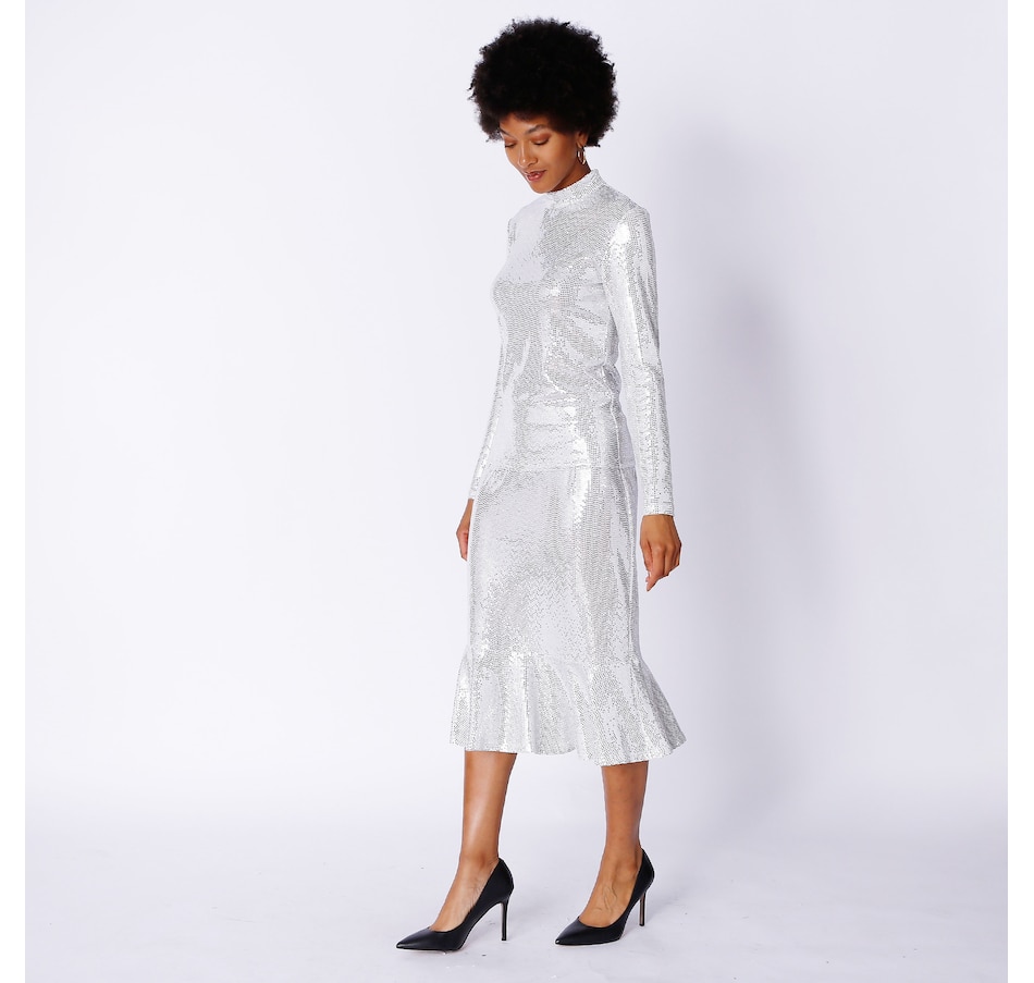 Image 247014_PRL.jpg, Product 247-014 / Price $39.33, Brian Bailey Sparkle Jersey A-Line Skirt from Brian Bailey on TSC.ca's Fashion department