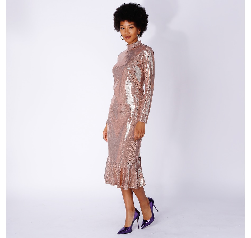 Image 247014_TPE.jpg, Product 247-014 / Price $39.33, Brian Bailey Sparkle Jersey A-Line Skirt from Brian Bailey on TSC.ca's Fashion department
