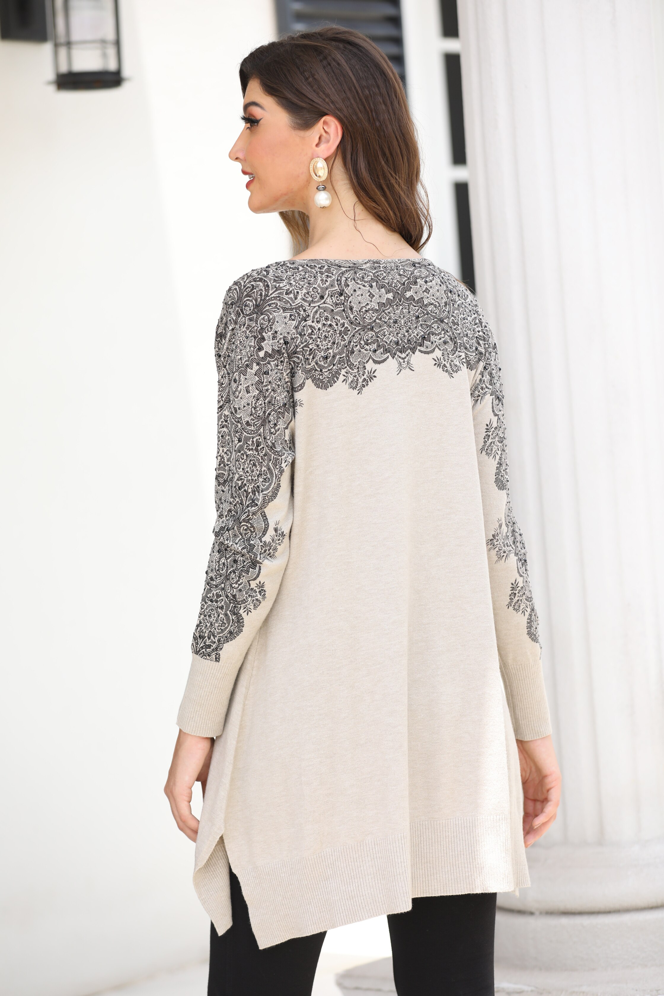 Lace tunic clearance dress