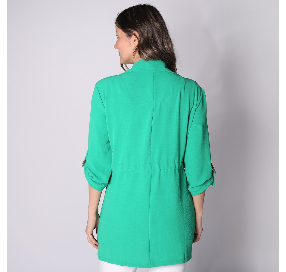 Image 247056_ALTMORE2.jpg, Product 247-056 / Price $30.33, Nina Leonard Textured Wave Drawstring Jacket from Nina Leonard on TSC.ca's Fashion department