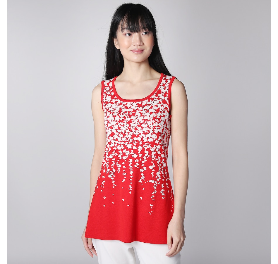 Image 247060_PRDIV.jpg, Product 247-060 / Price $18.33, Nina Leonard Scoop Neck Sleeveless Knit Tank from Nina Leonard on TSC.ca's Fashion department