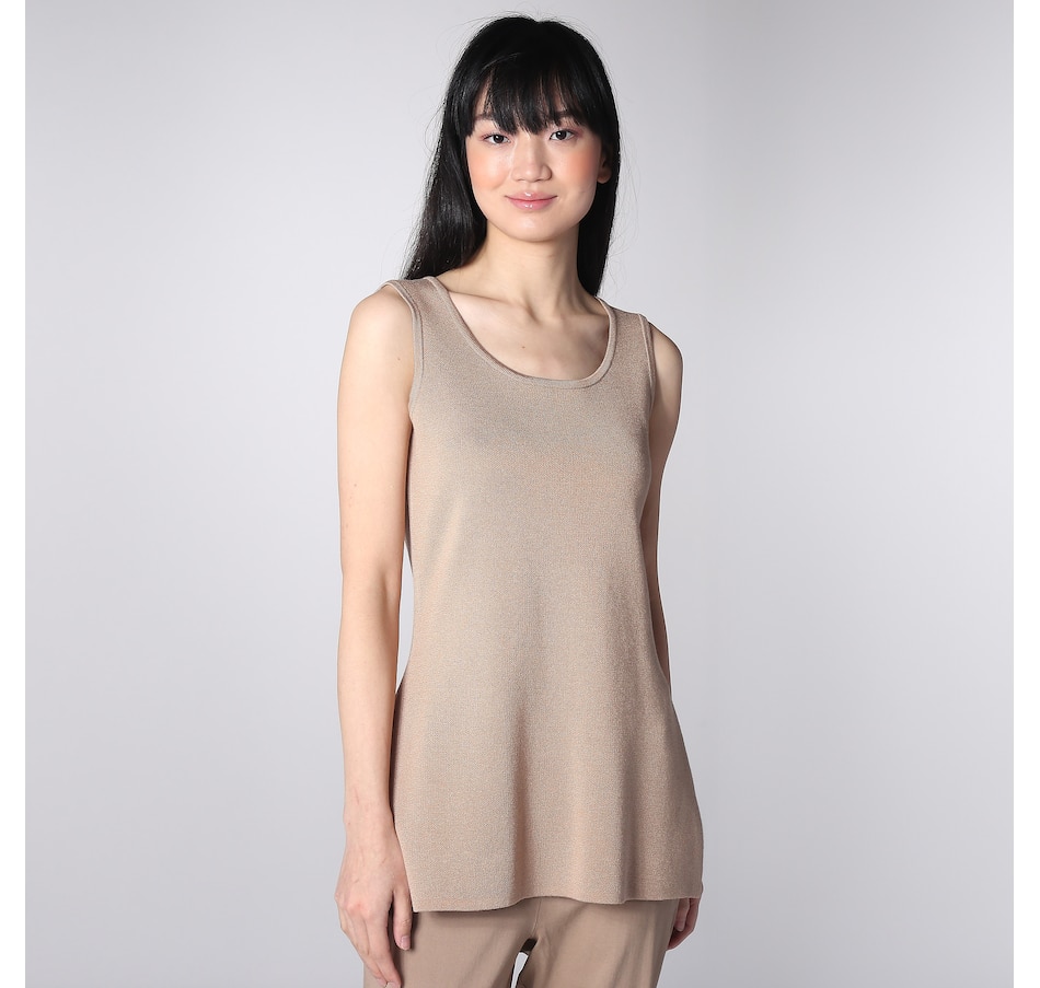 Image 247060_TN.jpg, Product 247-060 / Price $18.33, Nina Leonard Scoop Neck Sleeveless Knit Tank from Nina Leonard on TSC.ca's Fashion department