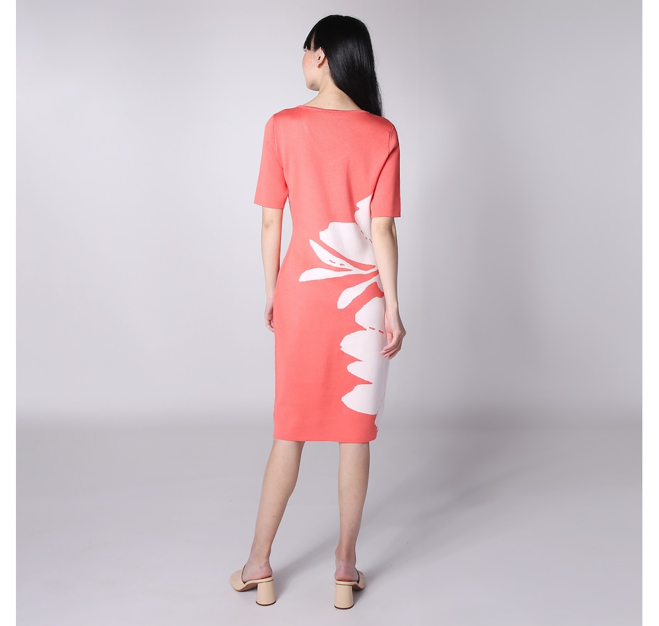 Image 247065_ALTMORE1.jpg, Product 247-065 / Price $34.33, Nina Leonard V-Neck Placement Sweater Dress from Nina Leonard on TSC.ca's Fashion department