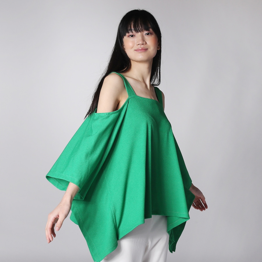 Image 247071_BTGRN.jpg, Product 247-071 / Price $9.33, Nina Leonard Cold Shoulder Top from Nina Leonard on TSC.ca's Fashion department