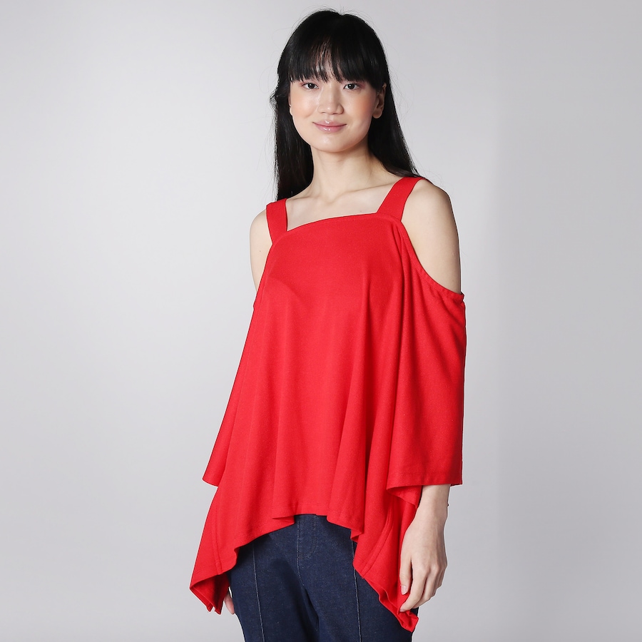 Image 247071_PORD.jpg, Product 247-071 / Price $9.33, Nina Leonard Cold Shoulder Top from Nina Leonard on TSC.ca's Fashion department