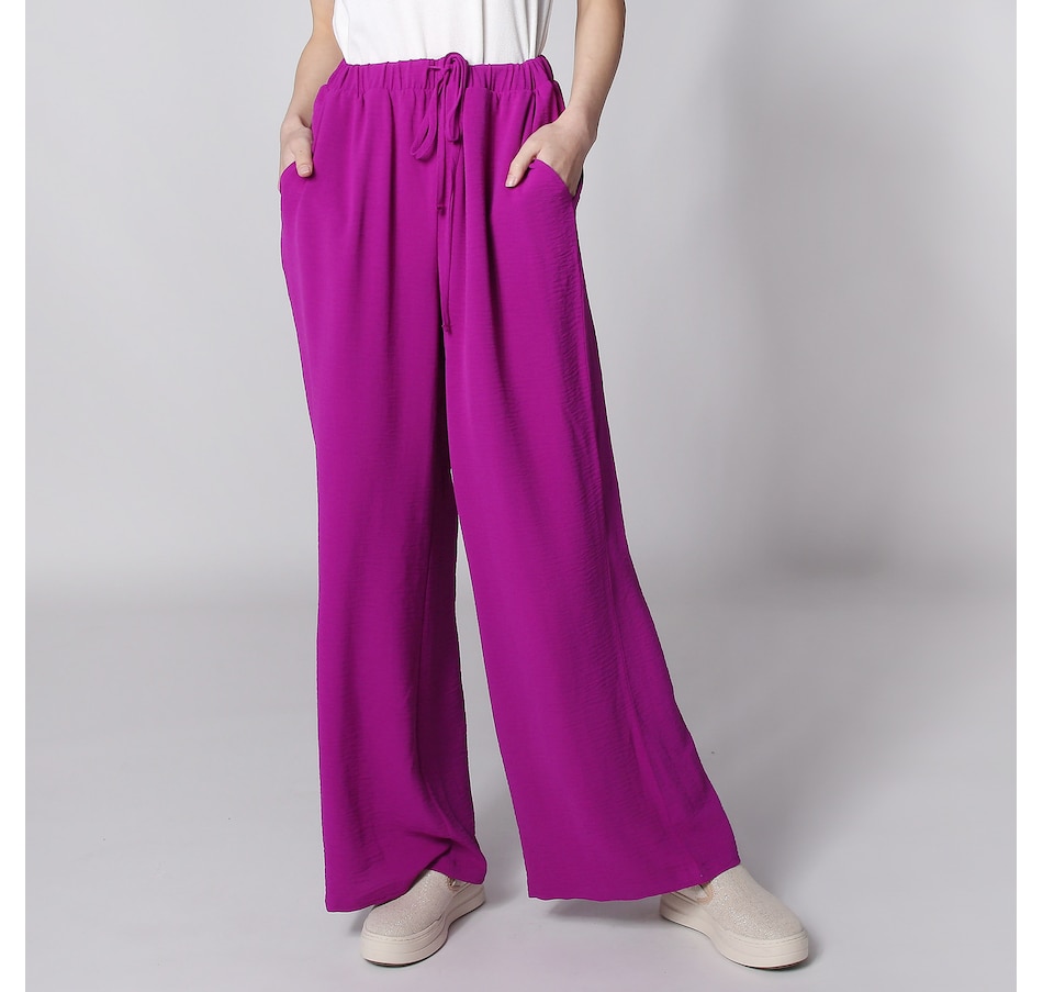 Clothing & Shoes - Bottoms - Pants - Nina Leonard Textured Wave Pant ...