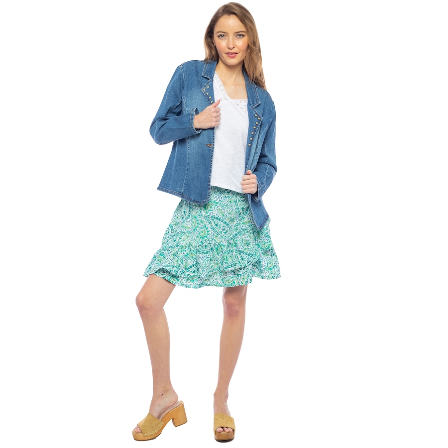 Image 247080_GRMU.jpg, Product 247-080 / Price $24.33, Parker & Rowe Linen-Like Skirt from Parker & Rowe on TSC.ca's Fashion department