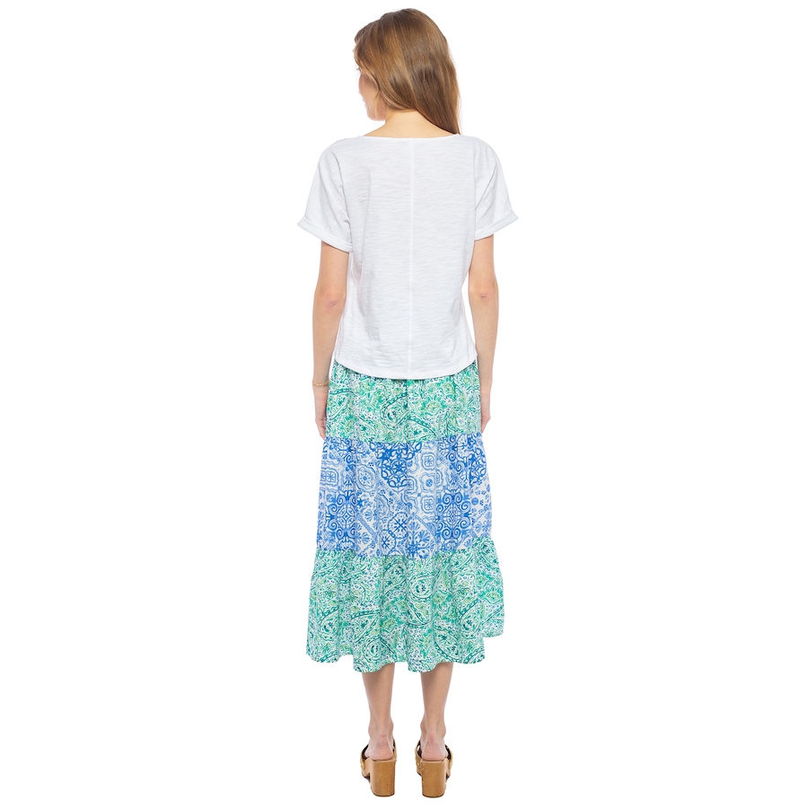 Image 247081_ALTMORE2.jpg, Product 247-081 / Price $39.33, Parker & Rowe Linen-Like Smocked Yoke Skirt from Parker & Rowe on TSC.ca's Fashion department