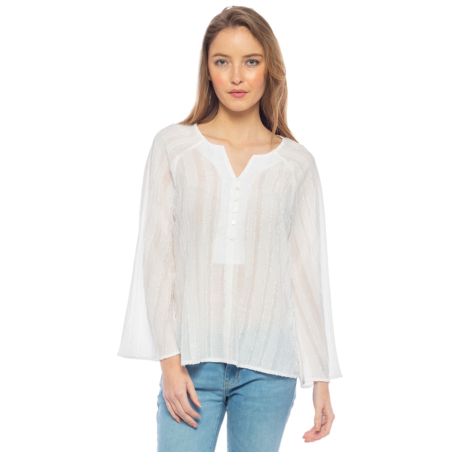 Clothing & Shoes Tops Shirts & Blouses Parker & Rowe Texture