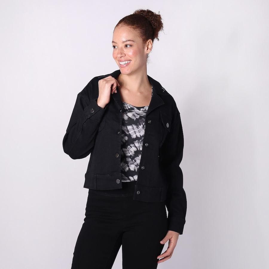 Image 247253_BLK.jpg, Product 247-253 / Price $49.33, Diane Gilman Notched Collar Utility Jacket from DG2 by Diane Gilman on TSC.ca's Fashion department