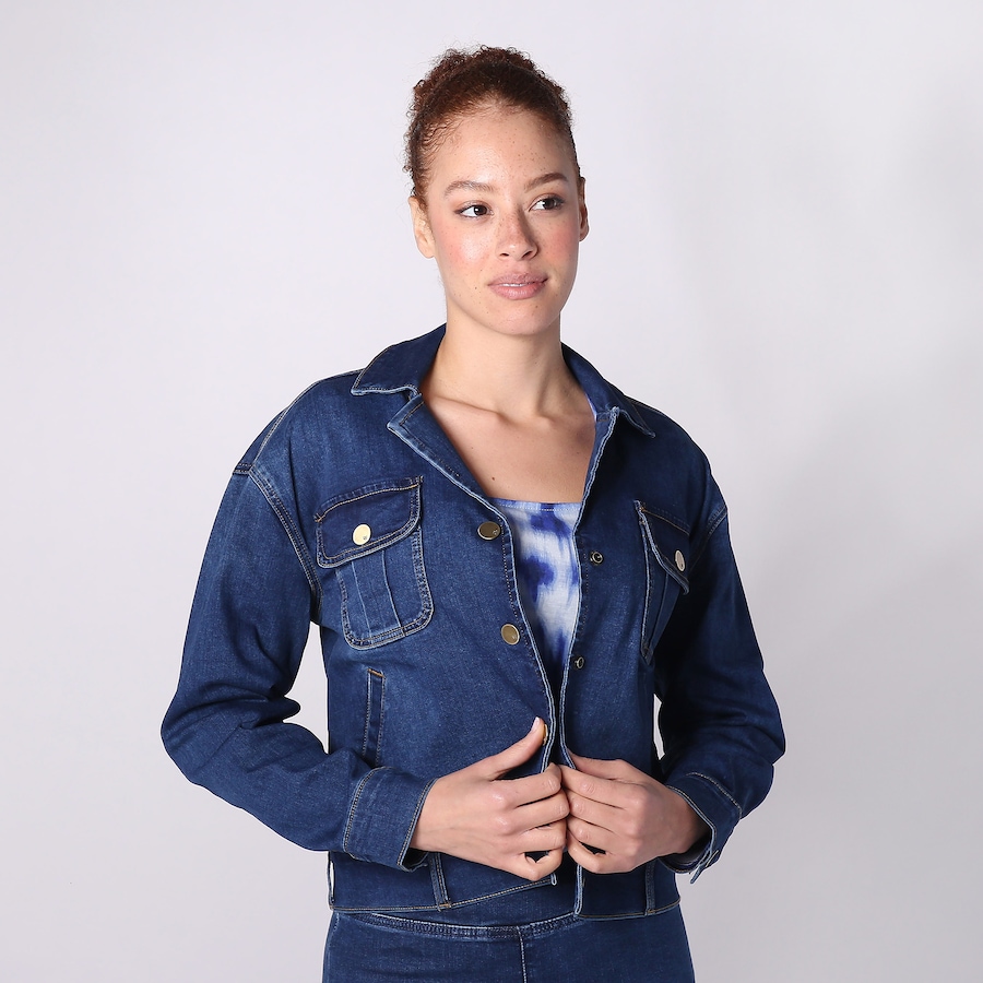 Image 247253_MDTNE.jpg, Product 247-253 / Price $49.33, Diane Gilman Notched Collar Utility Jacket from DG2 by Diane Gilman on TSC.ca's Fashion department