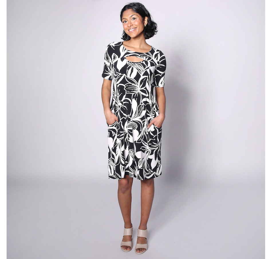 Image 247311_BKW.jpg, Product 247-311 / Price $10.33, Nina Leonard Trap Dress With Pockets from Nina Leonard on TSC.ca's Fashion department