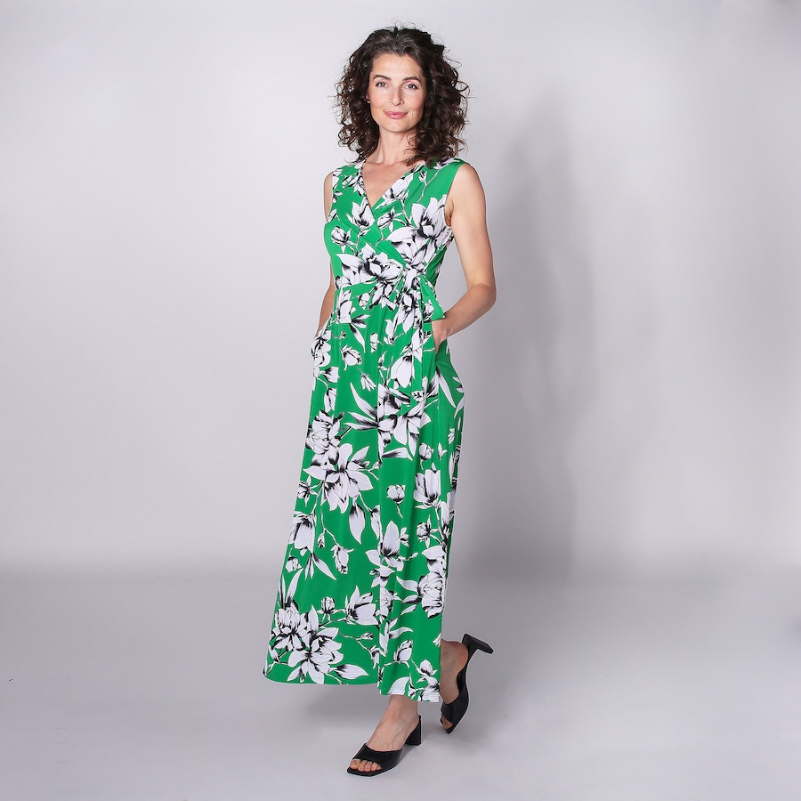 Image 247341_GIV.jpg, Product 247-341 / Price $16.33, Nina Leonard Puff Print Maxi Dress from Nina Leonard on TSC.ca's Fashion department