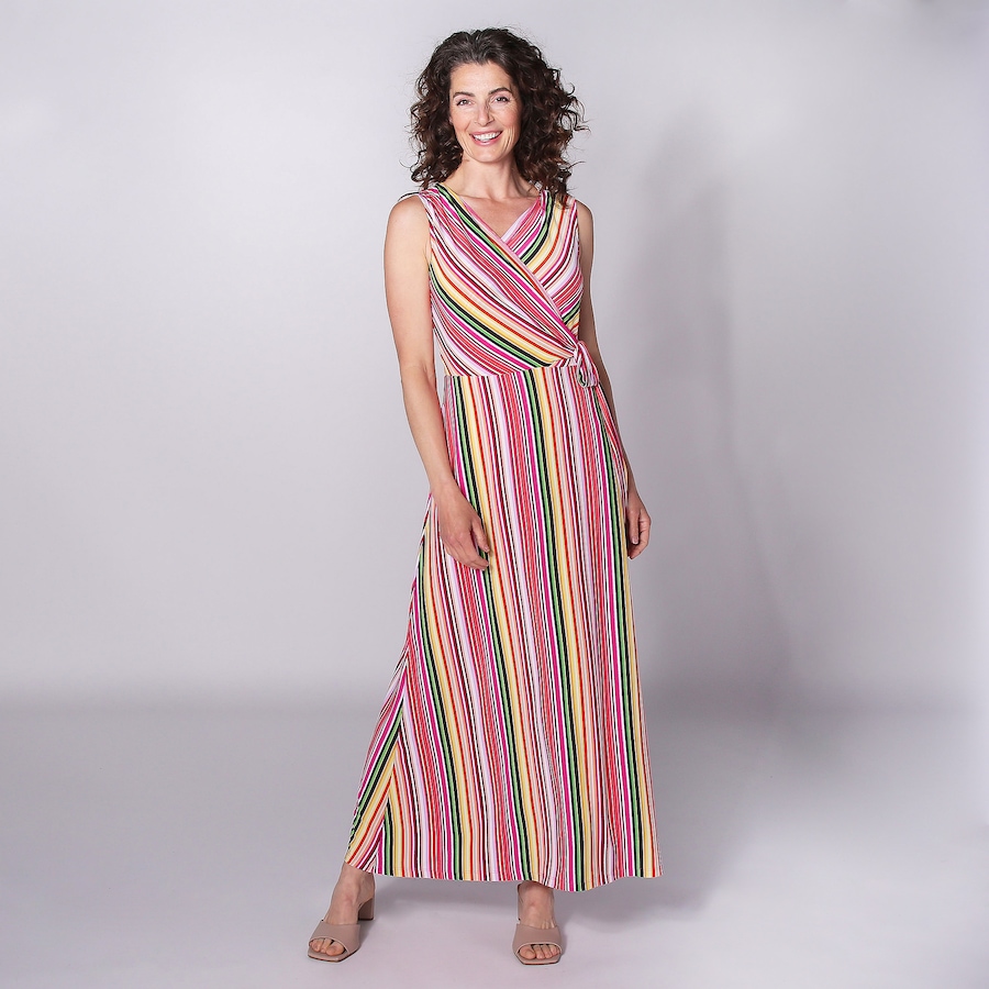 Image 247341_PMU.jpg, Product 247-341 / Price $16.33, Nina Leonard Puff Print Maxi Dress from Nina Leonard on TSC.ca's Fashion department