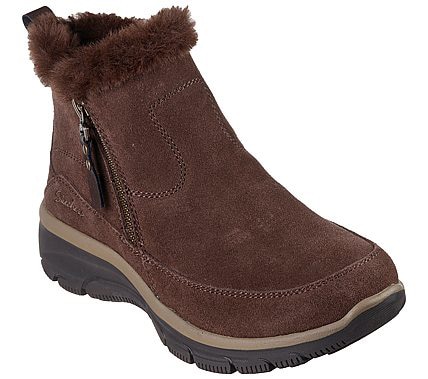 Clothing Shoes Shoes Boots Skechers Faux Fur Zip Up Boot