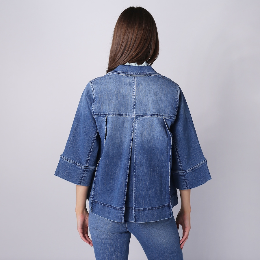 Image 247384_ALTMORE1.jpg, Product 247-384 / Price $39.33, Wynne Denim Pleated Back Denim Jacket from Wynnelayers on TSC.ca's Fashion department