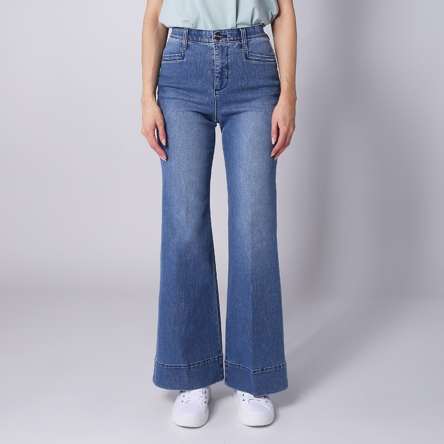 Image 247385_MEDIN.jpg, Product 247-385 / Price $32.33, Wynne Denim Trouser Jean With Wide Hem from Wynnelayers on TSC.ca's Fashion department