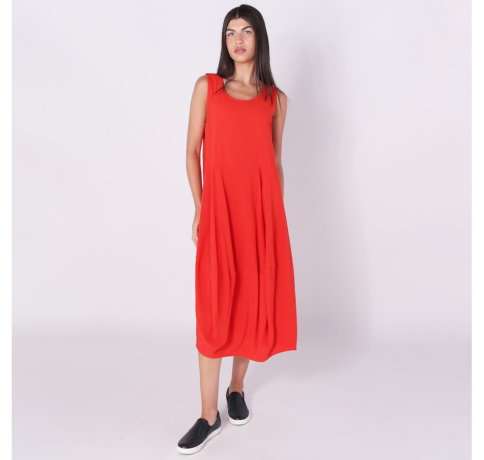 Image 247409_CRL.jpg, Product 247-409 / Price $64.88, Red Coral Midi Length Dress from Red Coral Fashions on TSC.ca's Fashion department