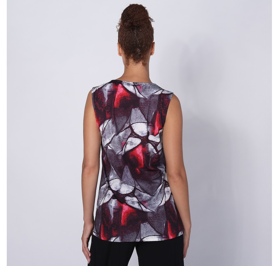 Image 247425_ALTMORE1.jpg, Product 247-425 / Price $44.88, Red Coral Colour Block V-Neck Tank from Red Coral Fashions on TSC.ca's Fashion department