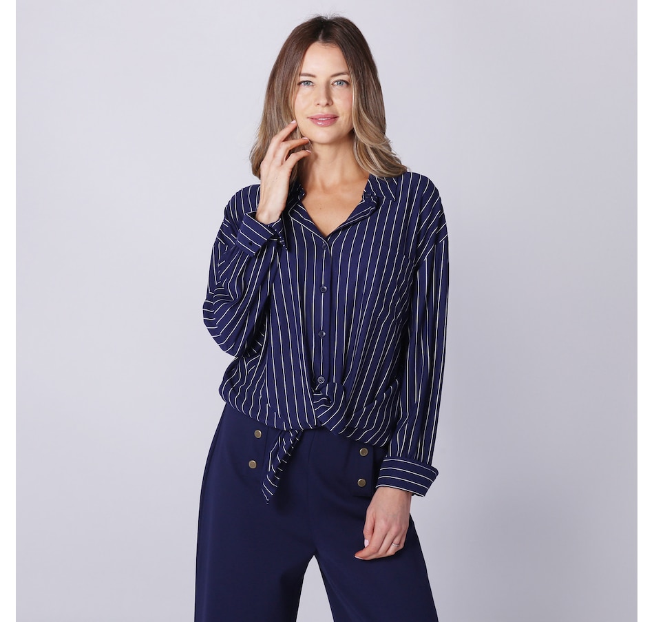 Image 247429_NVWH.jpg, Product 247-429 / Price $40.33, Guillaume Button Front Shirt Pocket Blouse from Guillaume on TSC.ca's Fashion department