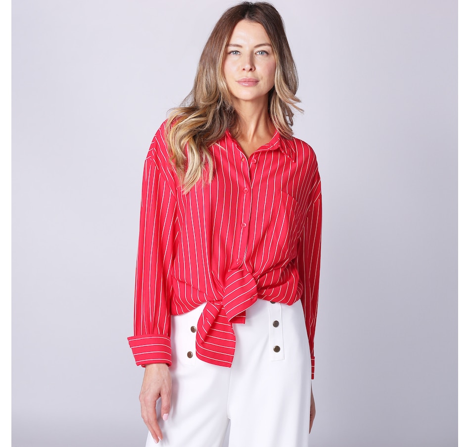 Image 247429_RWH.jpg, Product 247-429 / Price $40.33, Guillaume Button Front Shirt Pocket Blouse from Guillaume on TSC.ca's Fashion department