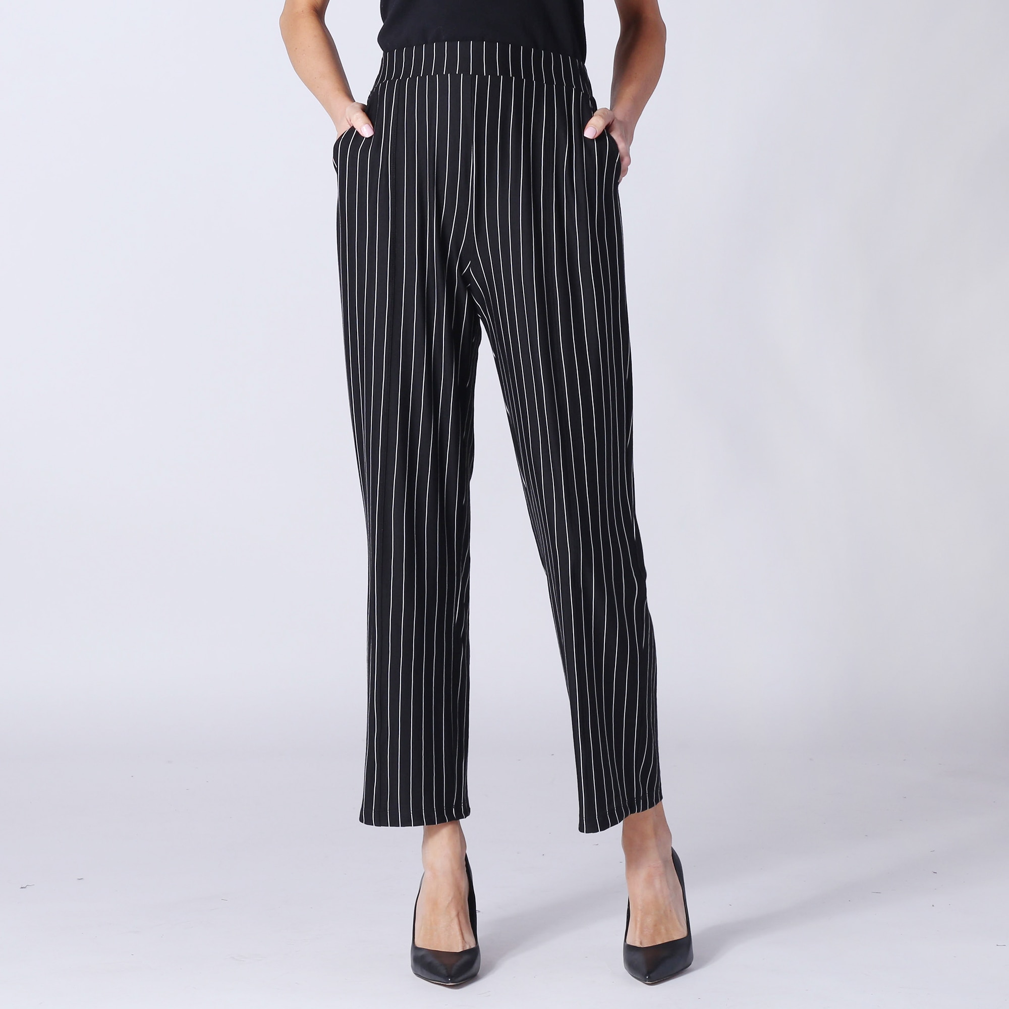 Guillaume Pinstripe Ankle Pant