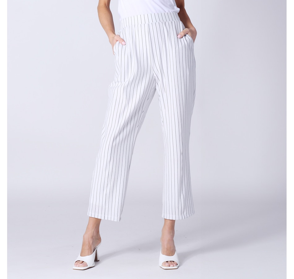 Image 247430_WNV.jpg, Product 247-430 / Price $47.33, Guillaume Pinstripe Ankle Pant from Guillaume on TSC.ca's Fashion department
