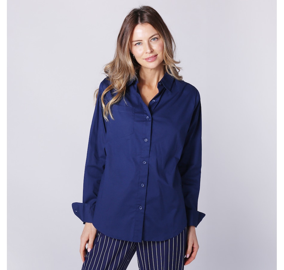 Clothing & Shoes - Tops - Shirts & Blouses - Guillaume Classic Poplin ...